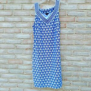 Talbots | effortless jersey a line dress size large